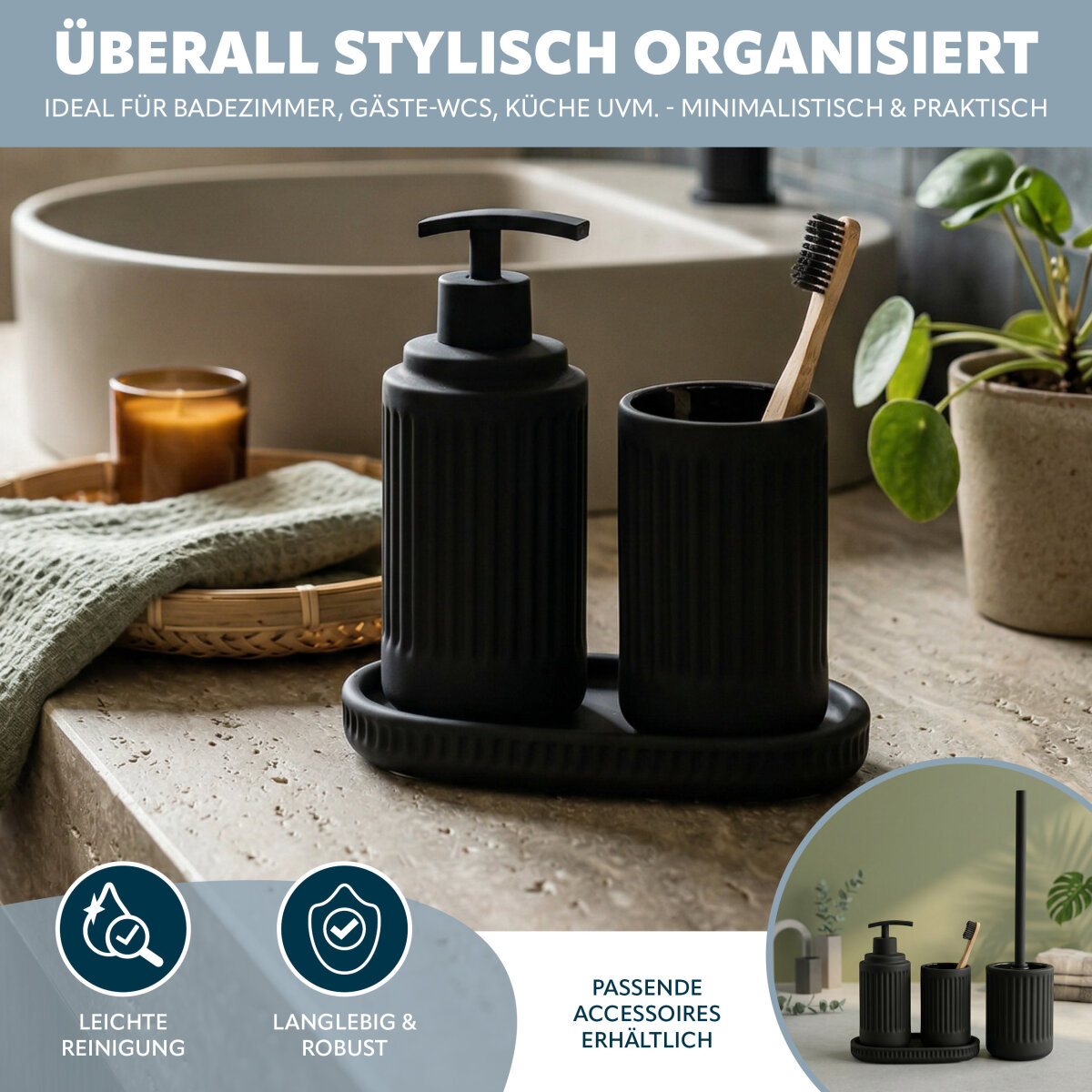 Bad-Accessoires Set CASCINA 3tlg., 31,99 €