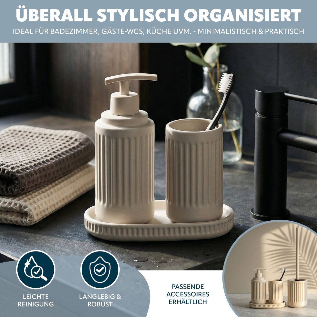 Bad-Accessoires Set CASCINA 3tlg., 31,99 €