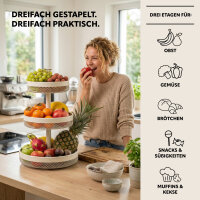 3-stöckige runde Obstetagere Ø 20 cm, 25 cm...