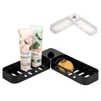 eluno Duschablage zum Kleben, Duschregal aus Kunststoff