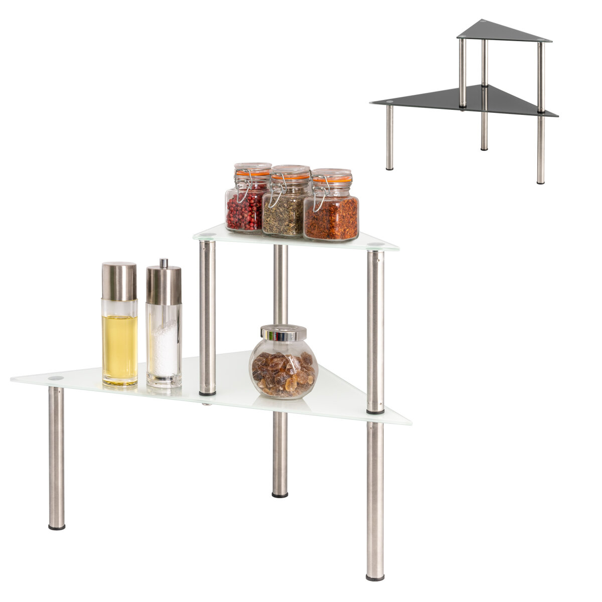 Glas-Eckregal, 25,99 €