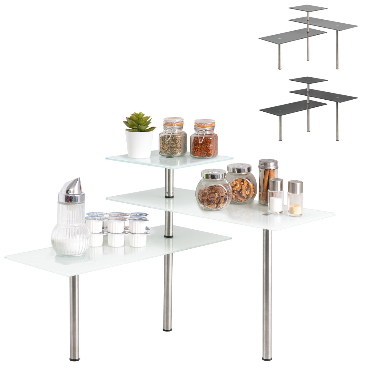 Glas-Eckregal, 29,99 €