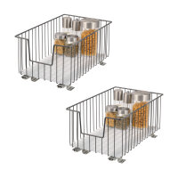 Schrank-Korbauszug 30 cm 2er Set