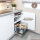 Schrank-Korbauszug 40 cm 2er Set