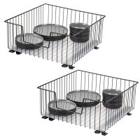 Schrank-Korbauszug 50 cm 2er Set