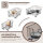 Schrank-Korbauszug 50 cm 2er Set