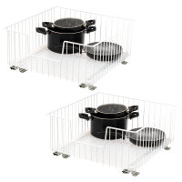 Schrank-Korbauszug 50 cm 2er Set