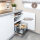 Schrank-Korbauszug 50 cm 2er Set