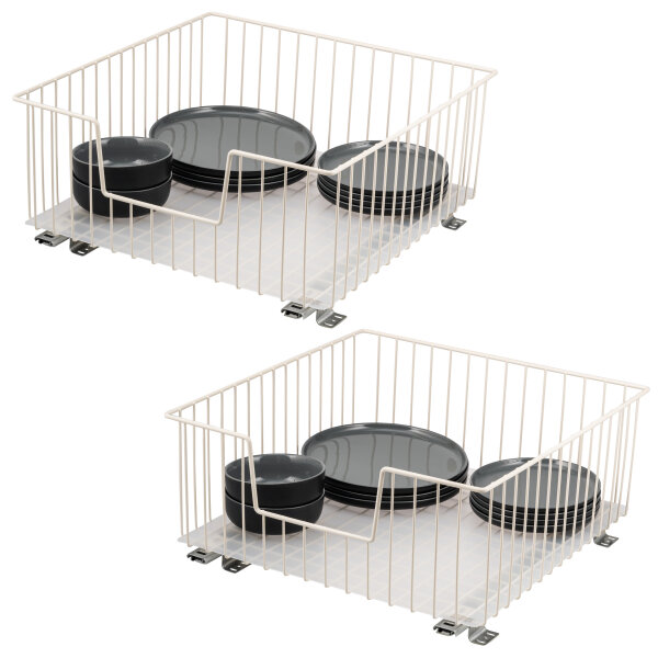 Schrank-Korbauszug 50 cm 2er Set