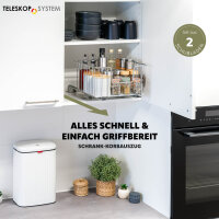 Korbauszug 30 cm 2er Set