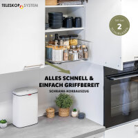 Korbauszug 40 cm 2er Set