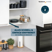 Teleskop-Gewürzregal 2er Set