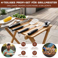 Grillbesteck 4er-Set