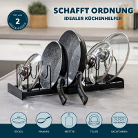 Topfdeckel und Pfannenhalter 2er Set