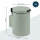 Wand-Kosmetikeimer 3 L Salbei