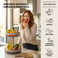 B-Ware 2-stöckige Obstetagere