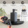 B-Ware eluno Bad-Accessoires Set VALONA 3tlg. bestehend aus 1x Seifenspender, 1x Becher, 1x Schale, aus Kunststoff in Grau