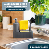 B-Ware eluno Spülbecken Organizer mit Soft-Touch...