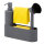 B-Ware eluno Spülbecken Organizer mit Soft-Touch Oberfläche, Seifenspender, Ablage, Spülbürste und Tuchhalter, grau